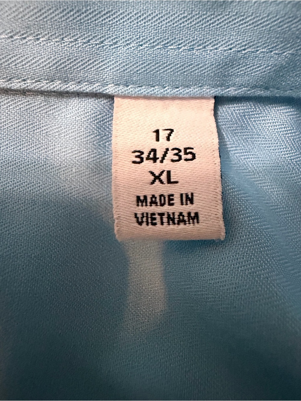 Calvin Klein Light Blue Long-Sleeve Dress Shirt - Picture 6 of 7